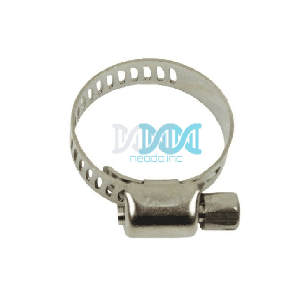 Hose Clamp 33-57mm Full Band 304 Stainless Steel Band(Pack of 10)