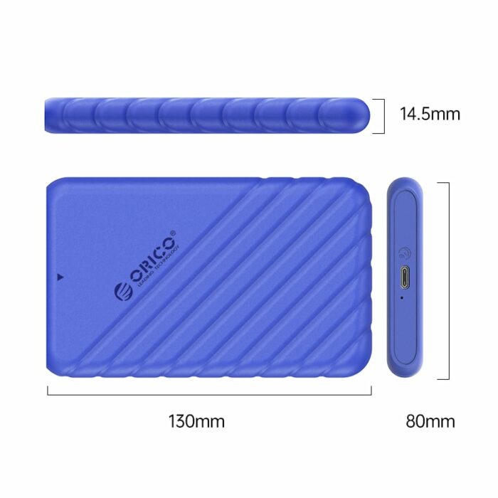 Orico-2.5 Inch Usb3.1 Gen1 Type-C To Usb-A Hard Drive Enclosure