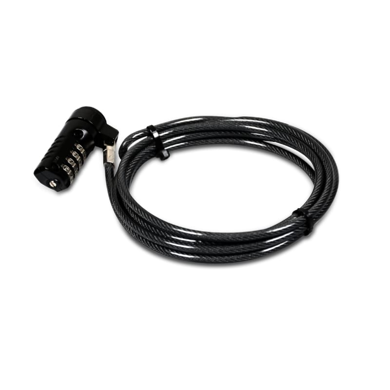 Port Connect 1.8M T-Bar Combination Cable Lock