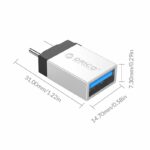 Orico Type C To Usb 3.0 Adaptor – Silver