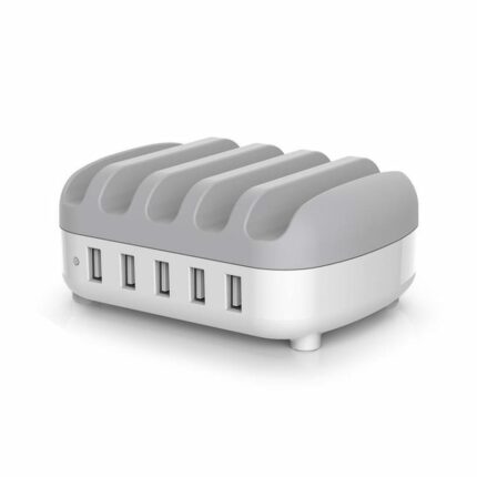 Orico 5 Port Tablet/Smartphone Usb Charging Station – White