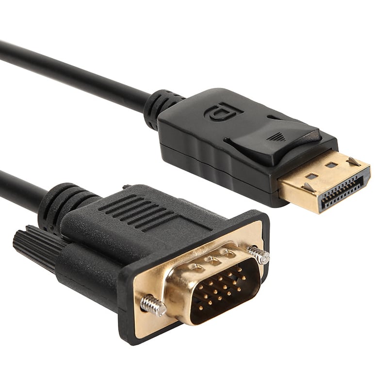 Gizzu 1080P Displayport To Vga Cable 1.8M Poly