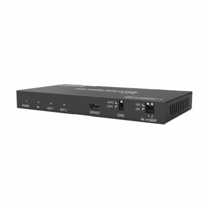 Hdcvt 1X2 HDMI 2.0 Splitter With Scaler/Audio Extract Edid Hdcp 2.2