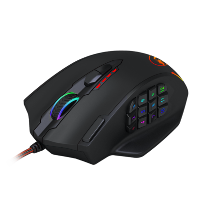 Redragon Impact 12400Dpi Mmo Gaming Mouse – Black