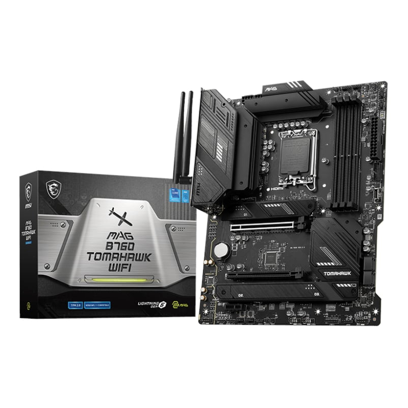 Msi Mag B760 Tomahawk Wifi DDR5 Intel Lga1700 Atx Gaming Motherboard