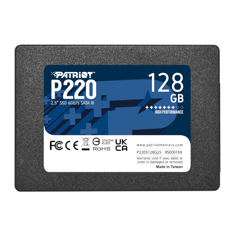 Patriot P220 128Gb 2.5 Inch SSD