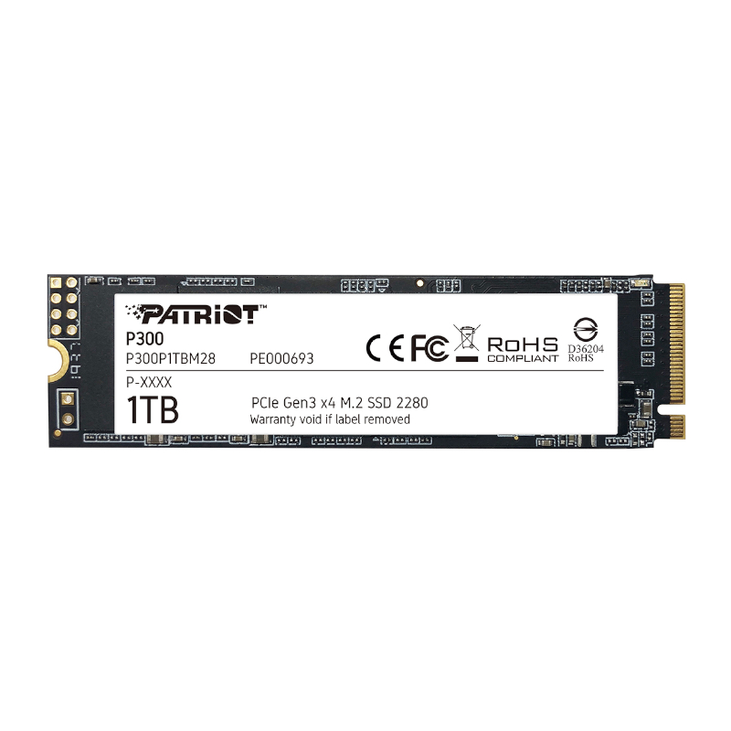 Patriot P300 1Tb M.2 Pcie Nvme SSD