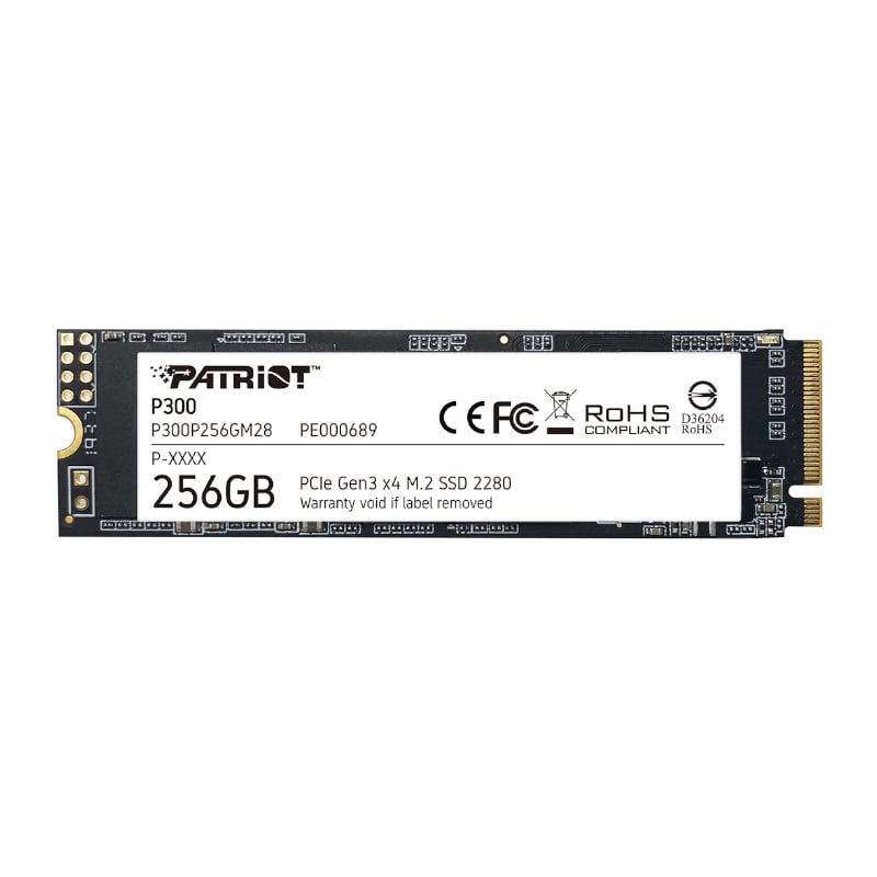 Patriot P300 256Gb M.2 Pcie Nvme SSD