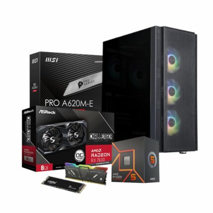 Pcbuilder Amd Ryzen 5 7500F Guardian Windows 11 Gaming Pc