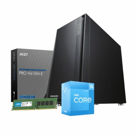 Pcbuilder Intel I3-13100 Home Master Windows 11 Desktop Pc