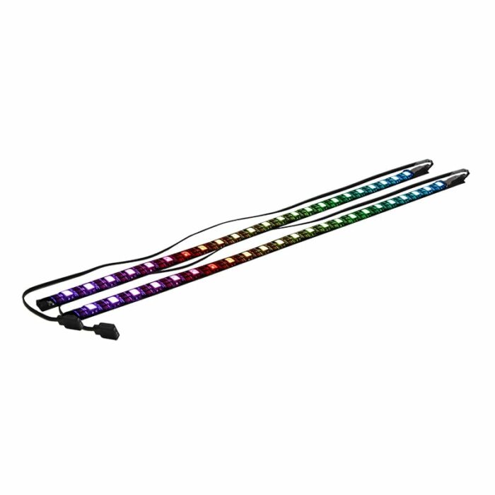 Antec Prizm 120mm Argb Case Fan 3 Pack With Controller And 2 Led Strips