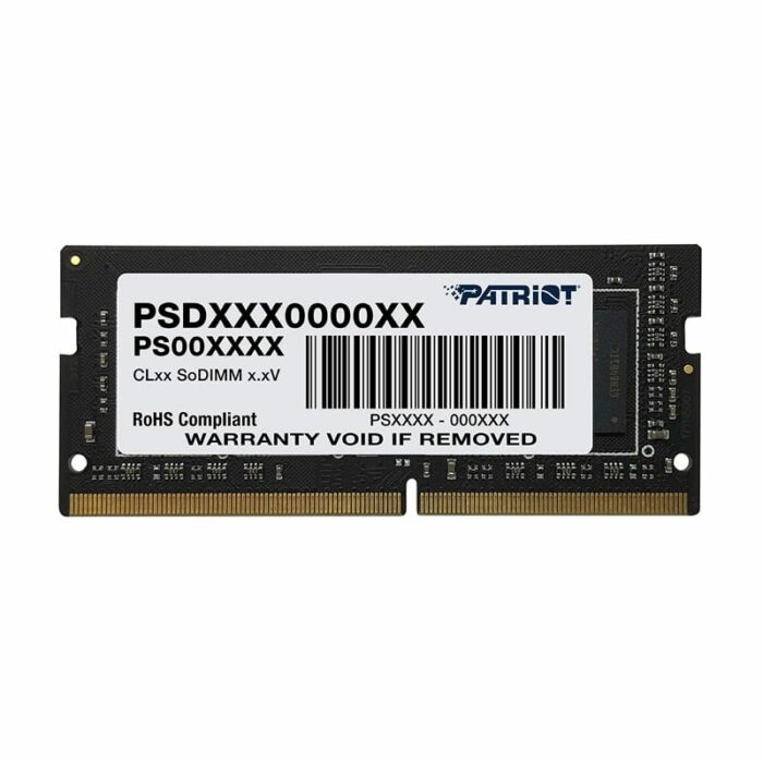 Patriot Signature Line 8Gb DDR4 2666Mhz Single Rank Sodimm Notebook Memory