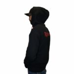 Redragon Hoodie With Front And Back Logo – Black – Small