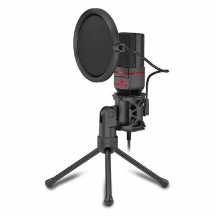 Redragon Seyfert 3.5Mm Aux Gaming Mic And Tripod – Black