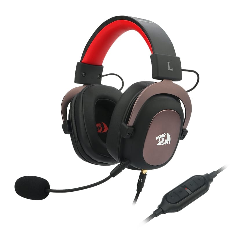 Redragon Over-Ear Zeus 2 Usb Gaming Headset – Black