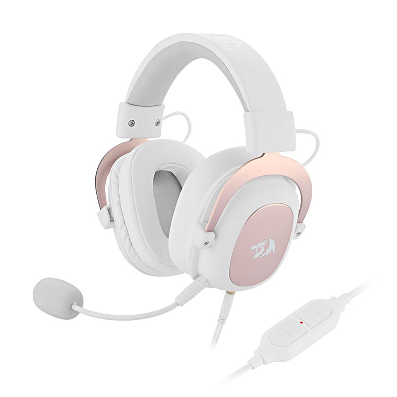 Redragon Over-Ear Zeus 2 Usb Gaming Headset – White