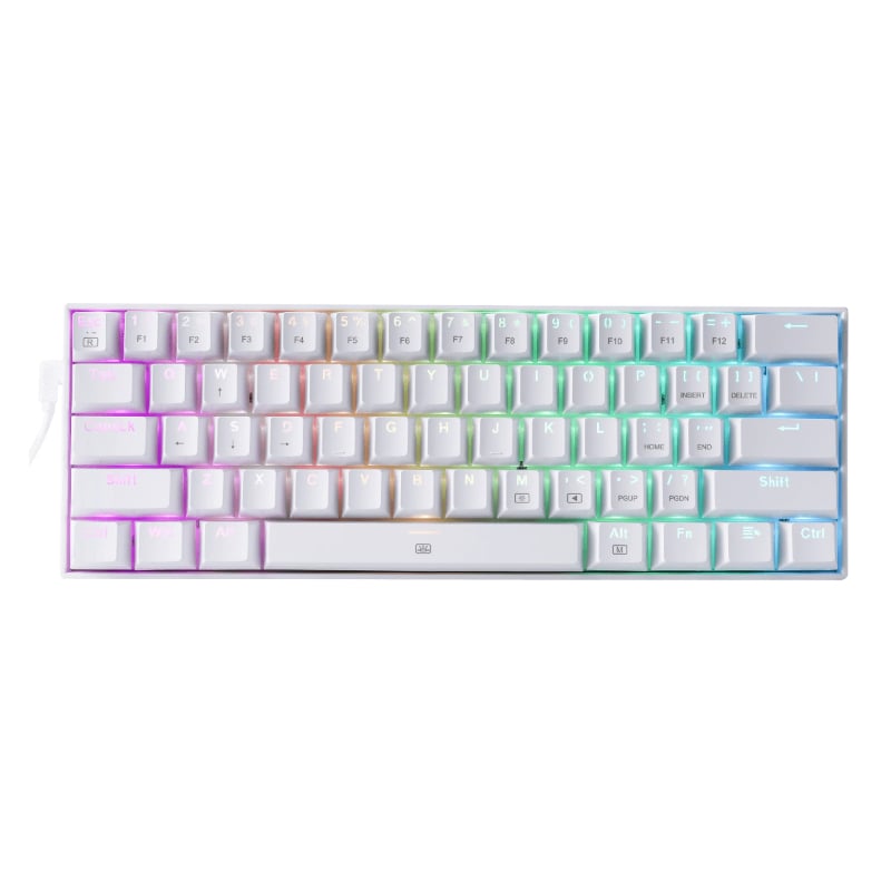 Redragon Dragonborn Wired Mechanical Keyboard Rgb
67Key Design – White