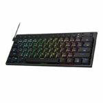 Redragon Noctis 61Key Red Switch Rgb Low Profile Gaming Mechanical Keyboard – Black