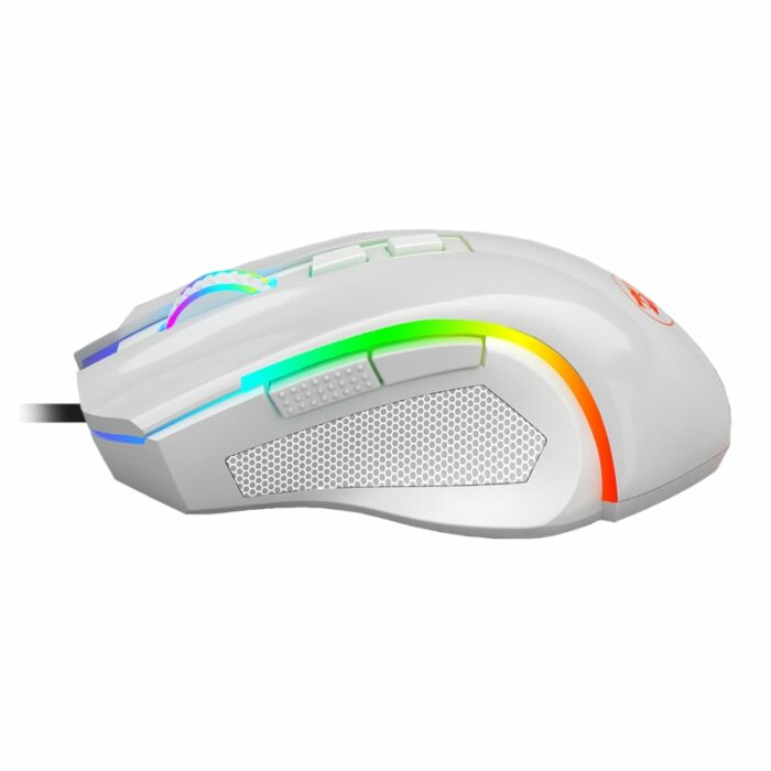 Redragon Griffin 7200Dpi Gaming Mouse – White