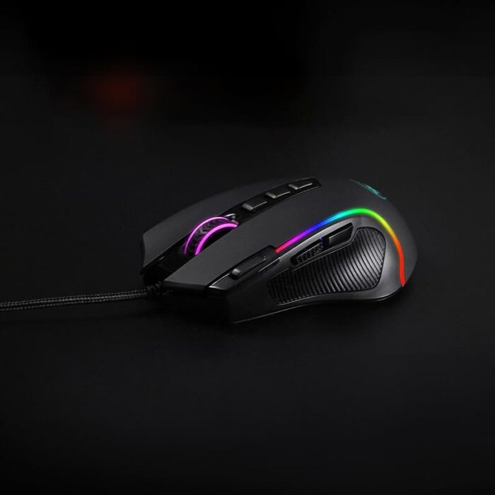 Redragon Predator 4000Dpi Rgb Ergo Gaming Mouse – Black