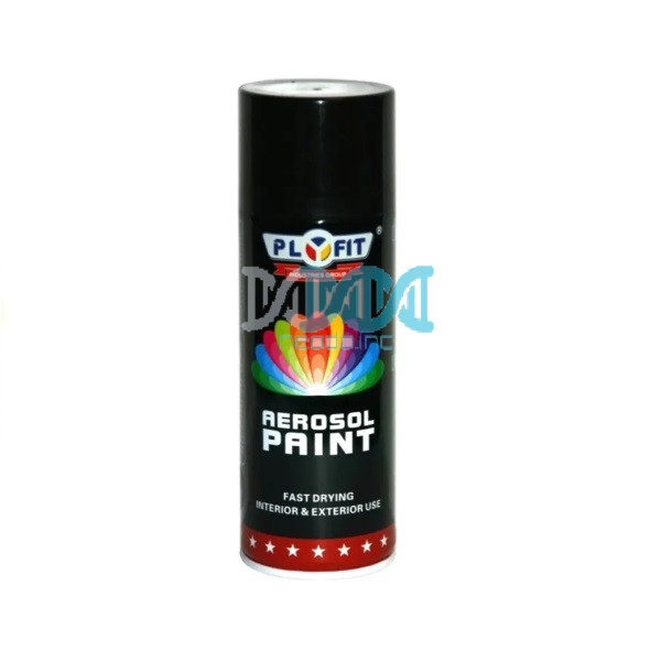 Plyfit Aerosol Spray Paint – Gloss Black – 300ml
