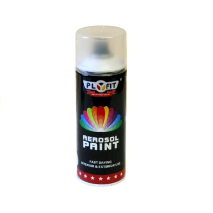 Plyfit Aerosol Spray Paint – Matt Clear – 300ml