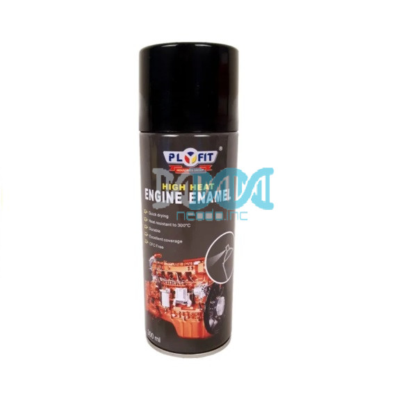 Plyfit Aerosol Spray Paint – High Heat Engine Matt Black – 300ml