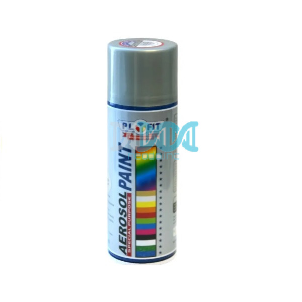 Plyfit Aerosol Spray Paint – Metallic Silver – 300ml