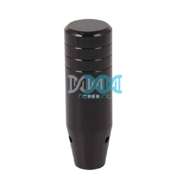 Gear Knob Aluminium Black W/Inserts