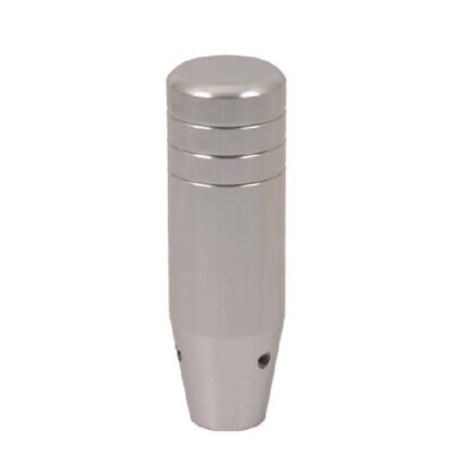 Gear Knob Aluminium Silver W/Inserts