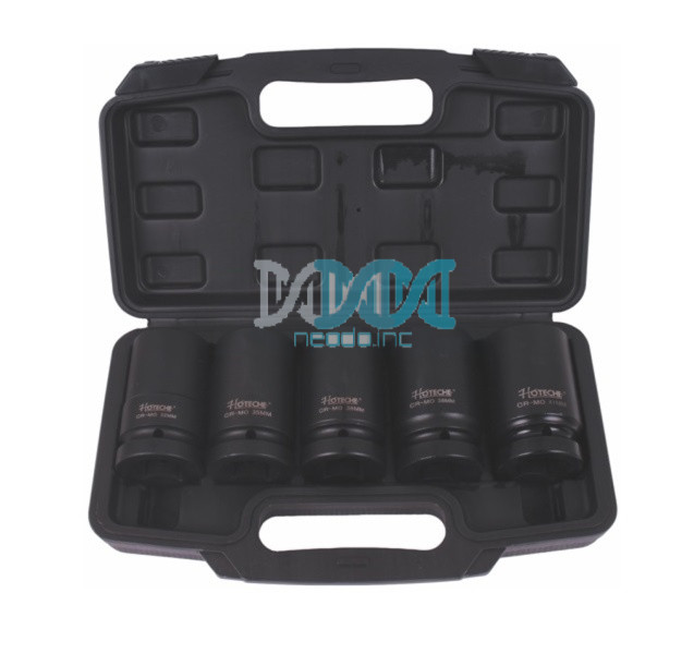 Hoteche Impact Deep Socket Metric Set 1 Dr 5 Piece