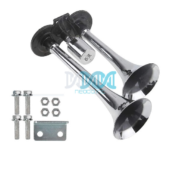 Air Horn Twin Elect/Truck 12 /24V Metal