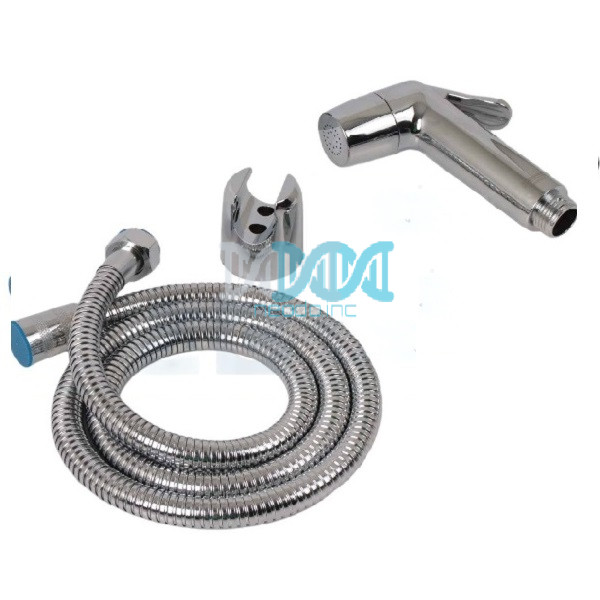 Chrome Toilet Bidet Set
