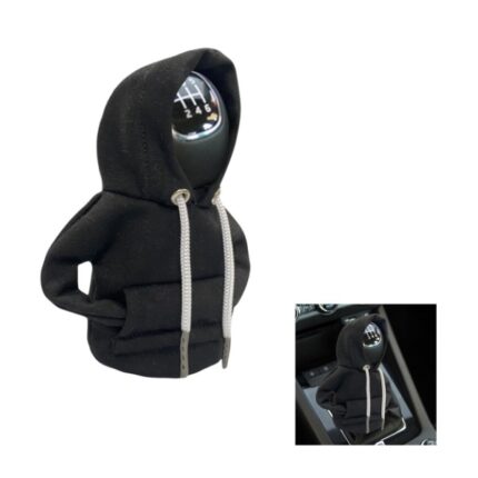 Car Gear Shift Hoodie Cover Black