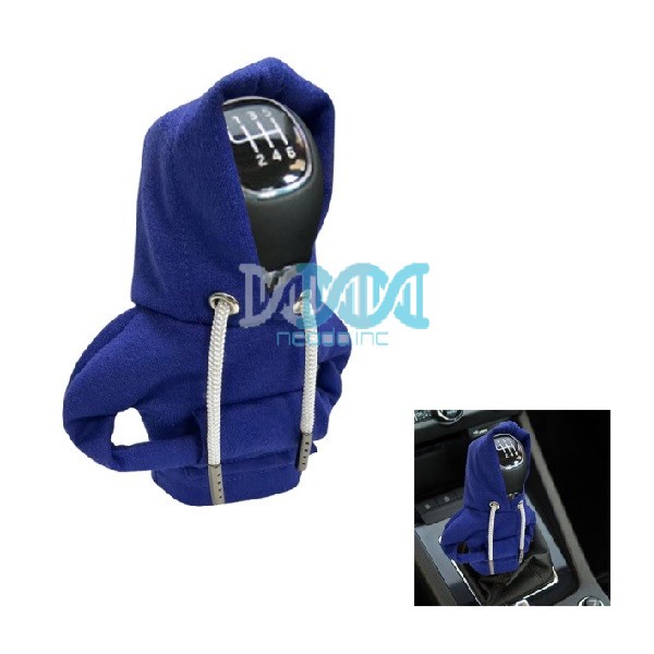 NEO-17582 Car Gear Shift Hoodie Cover Blue