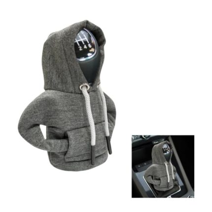 Car Gear Shift Hoodie Cover Grey