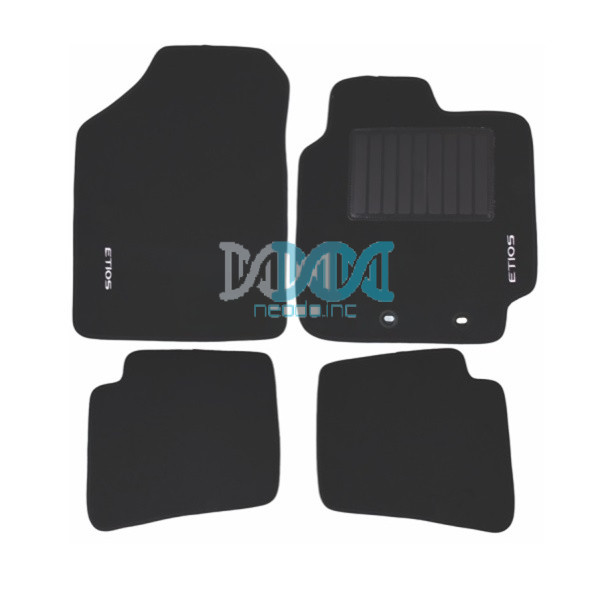 NEO-17610 Carpet Set Toyota Etios Black 4 Piece