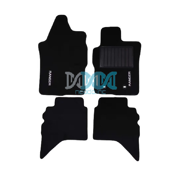 Carpet Set Ford Ranger T9 Black 4 Piece