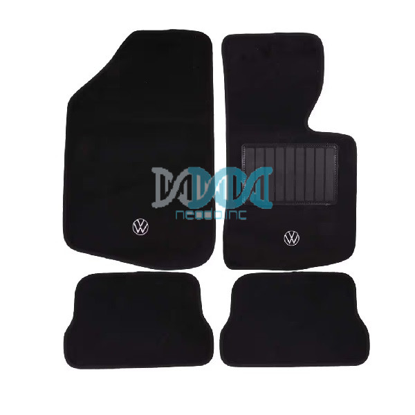 NEO-17617 Carpet Set Golf / Jetta 1 Black 4 Piece