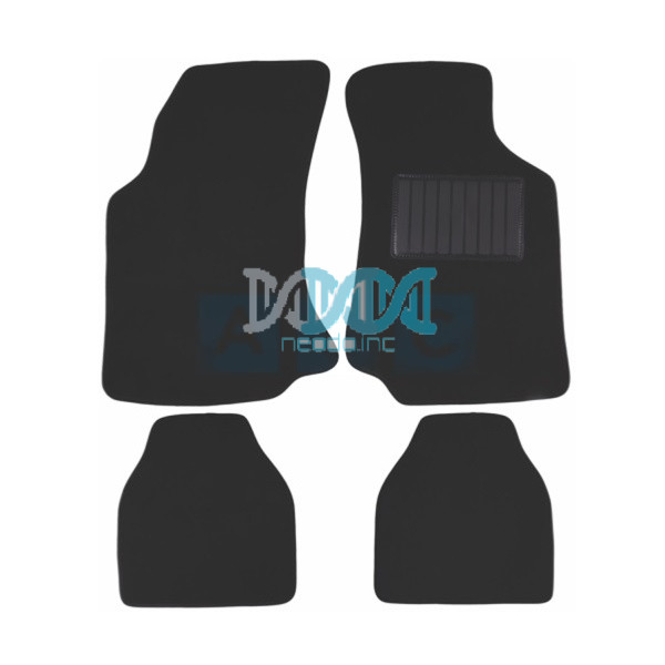 NEO-17619 Carpet Set Golf 3 Black 4 Piece