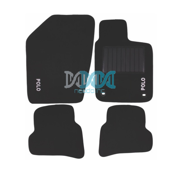 NEO-17641 Carpet Set Polo 6/Vivo Black 4 Piece