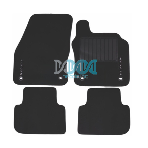 Carpet Set Volkswagen Tiguan Black 4 Piece