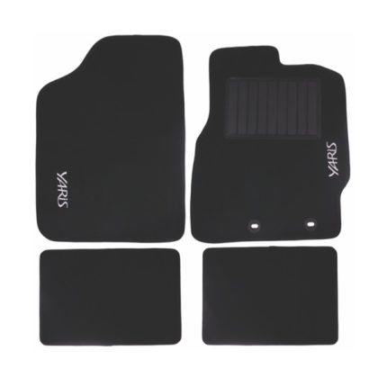 Carpet Set Yaris Black 4 Piece