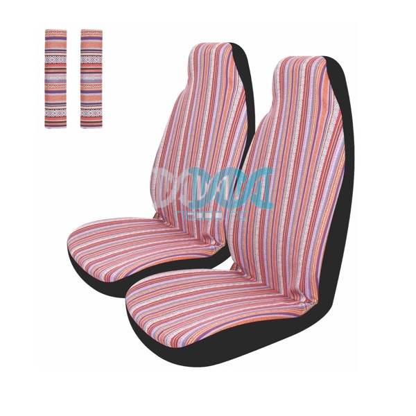 NEO-17692 Car Seat Covers Covers Multi-Color Stripe