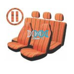 Car Seat Covers Covers Multi-Color Stripe Orange