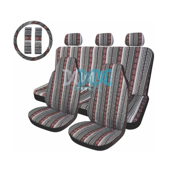 NEO-17699 Car Seat Covers Covers Multi-Color Stripe