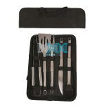 Braai Tool Set Stainless Steel With Carry Bag - 5 Piece