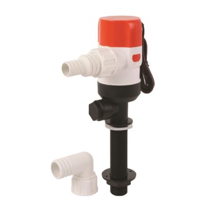 Livewell Pump 800GPH 12V 3.5Amps Straight