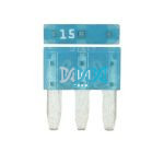 3 Pin Blade Fuse 15Amp 100 Piece Pack