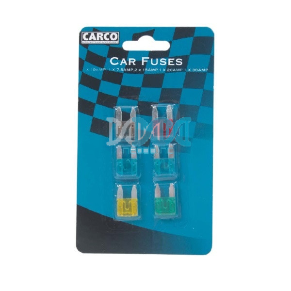NEO-03999 Fuse Set 6Pc Mini Plug-In Carded